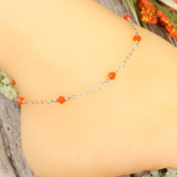 Dainty Anklet for Women – Elegant Everyday Jewelry & Perfect Gift | MLCRC1775 - Picture 7 of 10